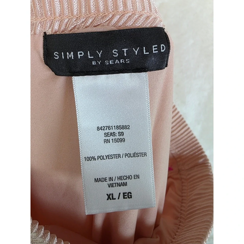Simply Styled Plisse Swing Skirt‎ Evening Sand Pink XL S22225SS-HT-I